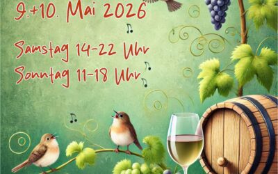 9. und 10. Mai – Weingezwitscher im Vogelpark