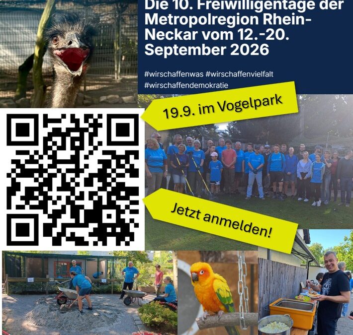 19.9. Freiwilligentag der Metropolregion